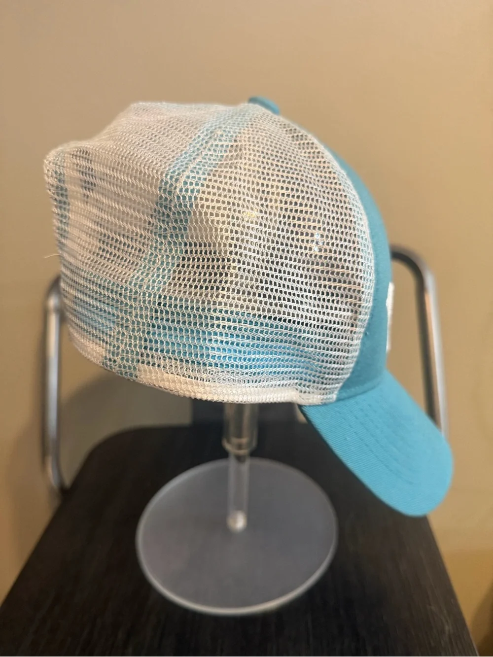 YETI Coolers Blue Shark Fish Skeleton Mesh Trucker Snapback Hat
